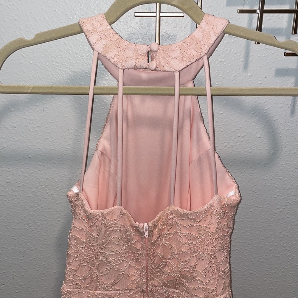 Camille La Vie Sequin Formal Pink Dress Size 1/2 - Picture 5 of 12
